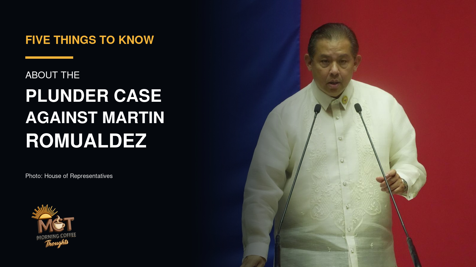 Martin Romualdez speaking at the House of Representatives on February 5, 2025.