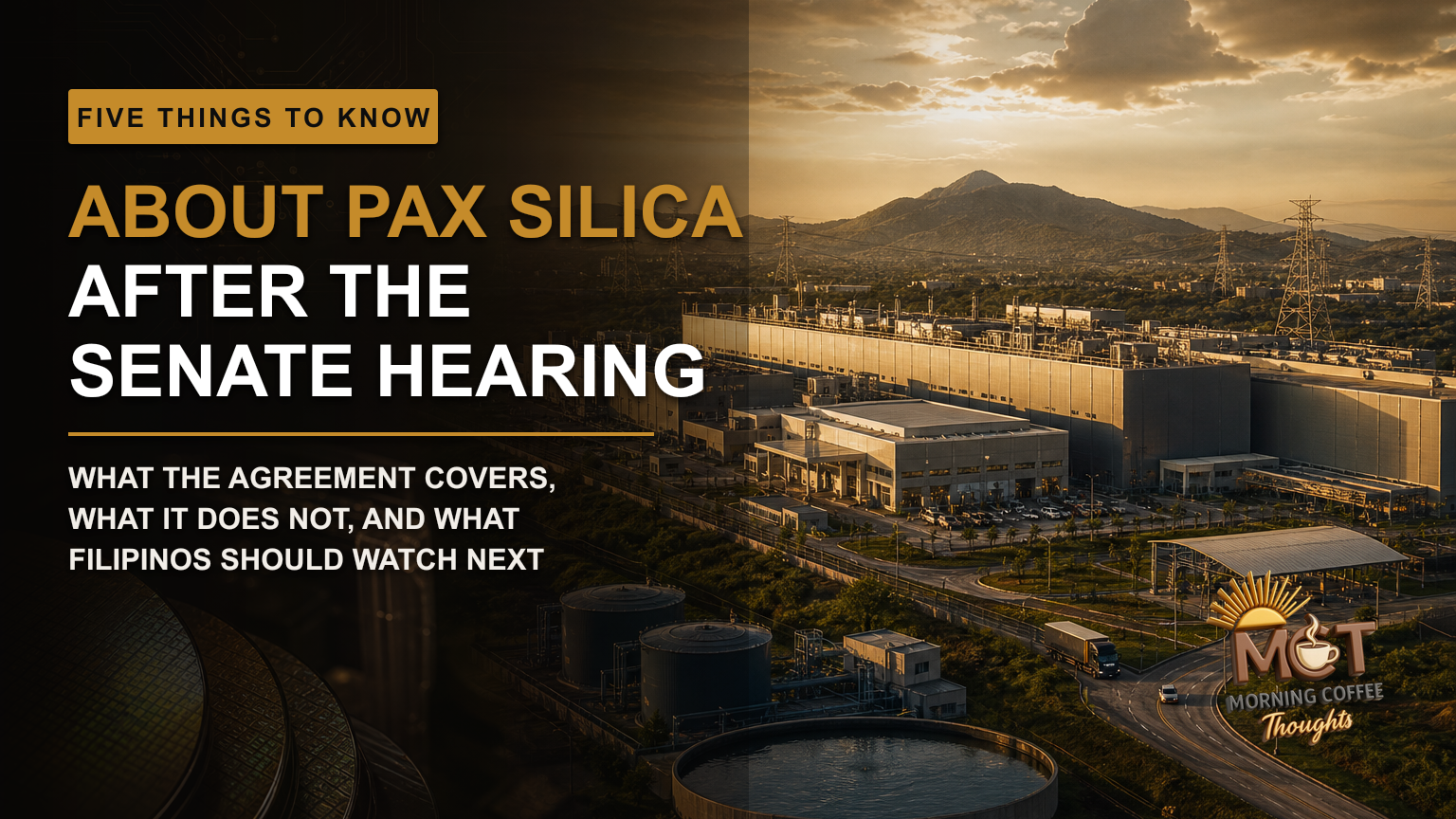 MCT cover showing a proposed industrial and technology hub for an explainer about Pax Silica
