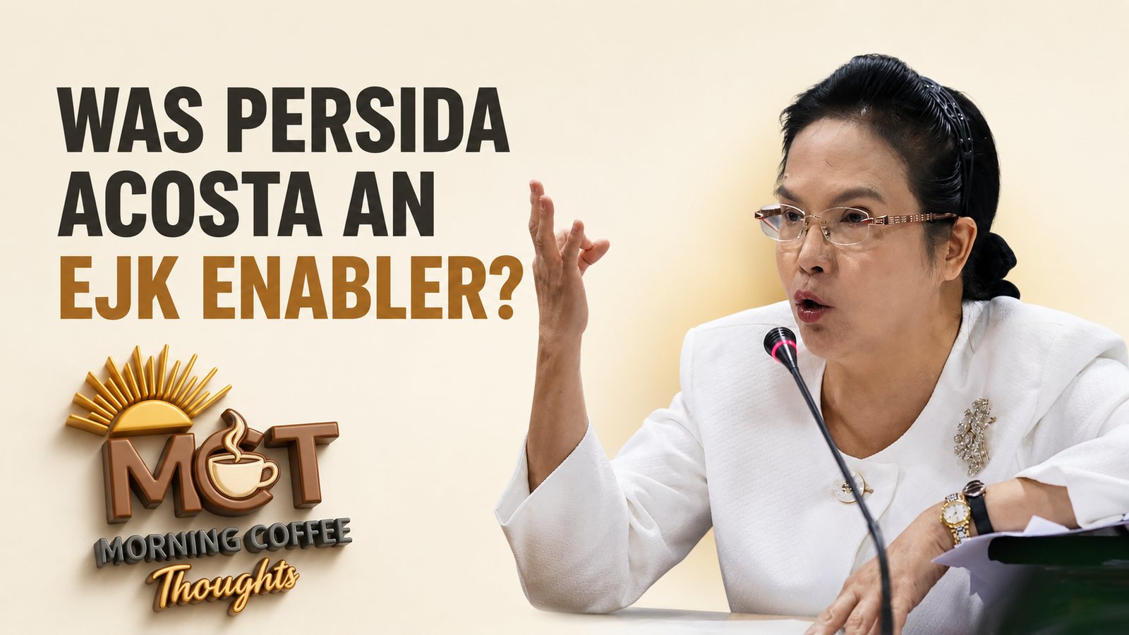 Cover image for IS PERSIDA ACOSTA AN EJK ENABLER?