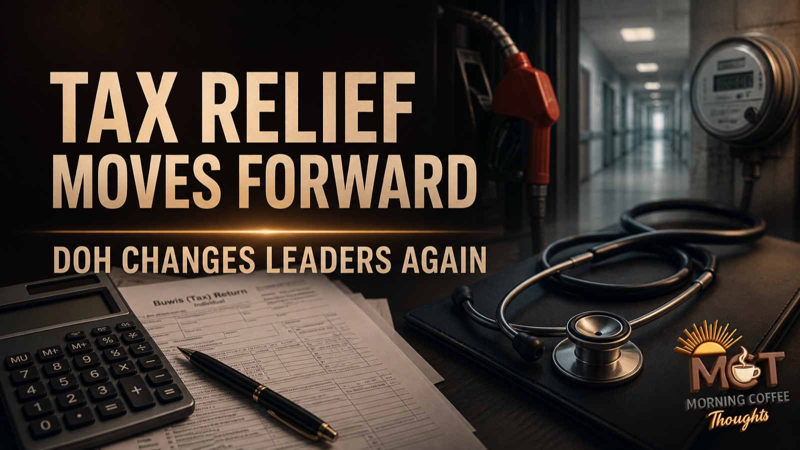 MCT Daily Brief cover: Tax Relief Moves Forward, DOH Changes Leaders Again