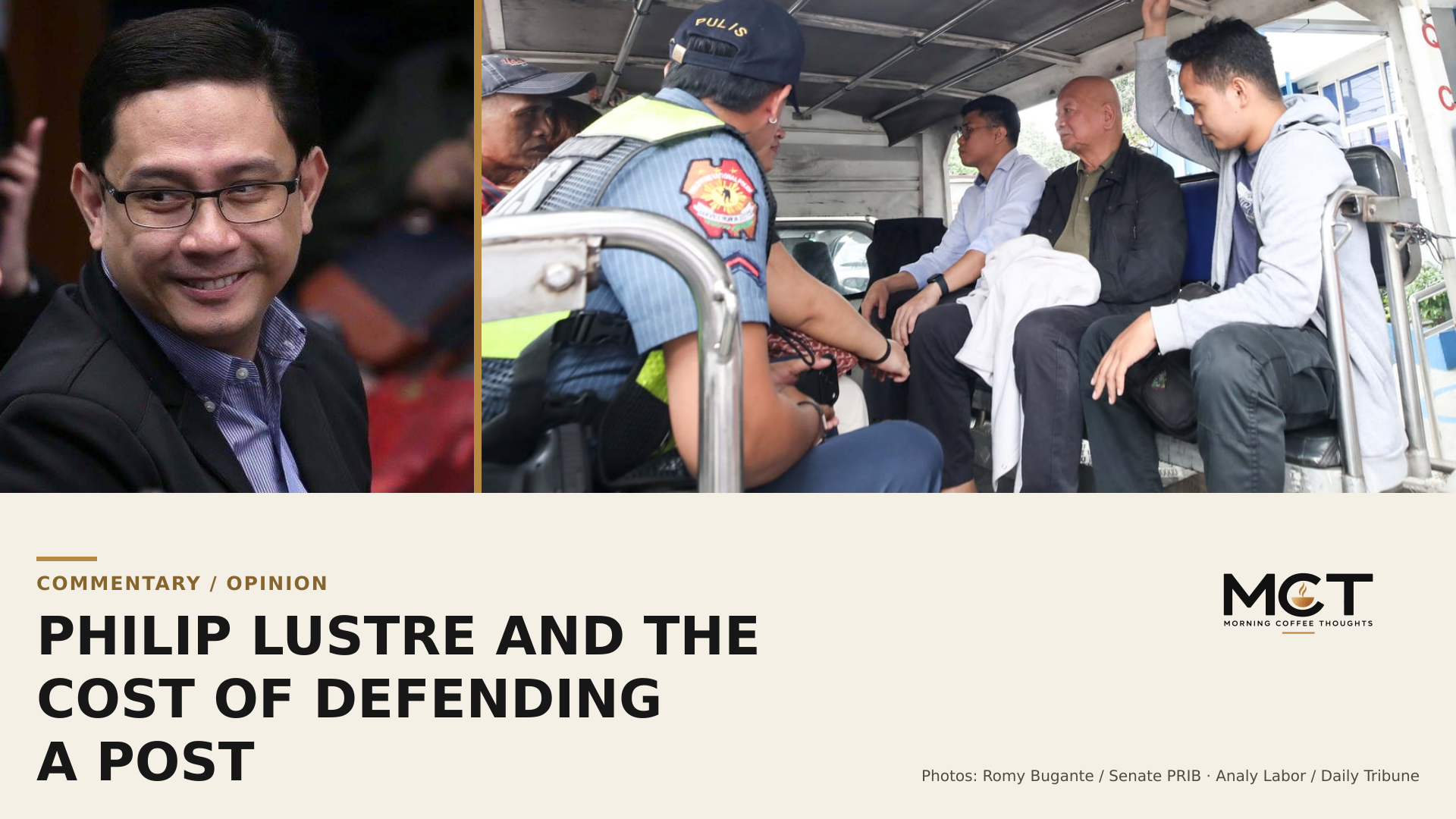 PHILIP LUSTRE AND THE COST OF DEFENDING A POST