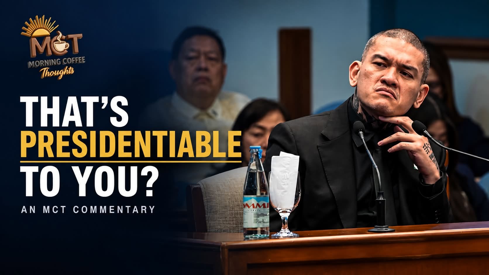 THAT’S PRESIDENTIABLE TO YOU? — original MCT cover