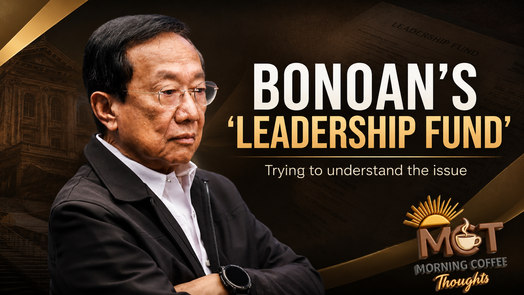 MCT Commentary cover showing former DPWH Secretary Manuel Bonoan and the title “Bonoan’s Leadership Fund: Trying to understand the issue.”