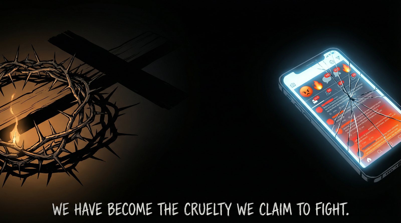 Cover image for WE HAVE BECOME THE CRUELTY WE CLAIM TO FIGHT: A GOOD FRIDAY REFLECTION